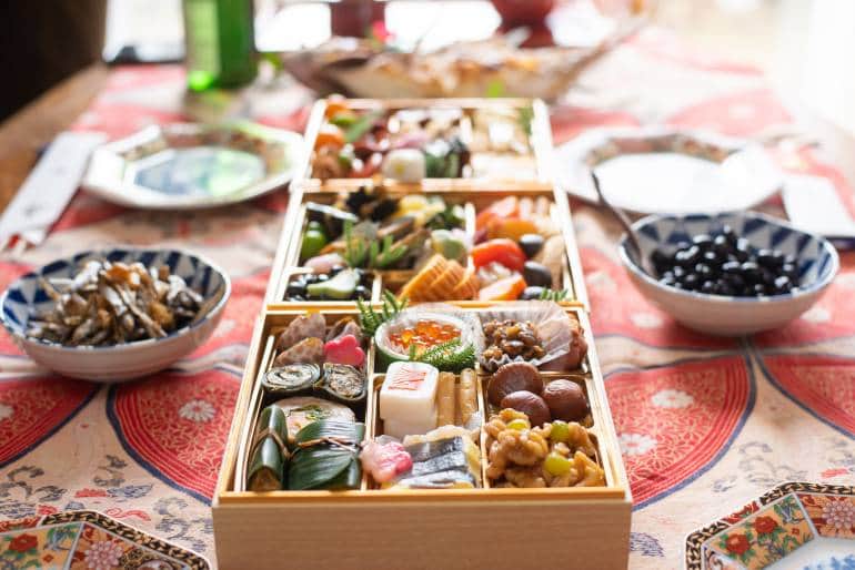日本新年食品御节凉