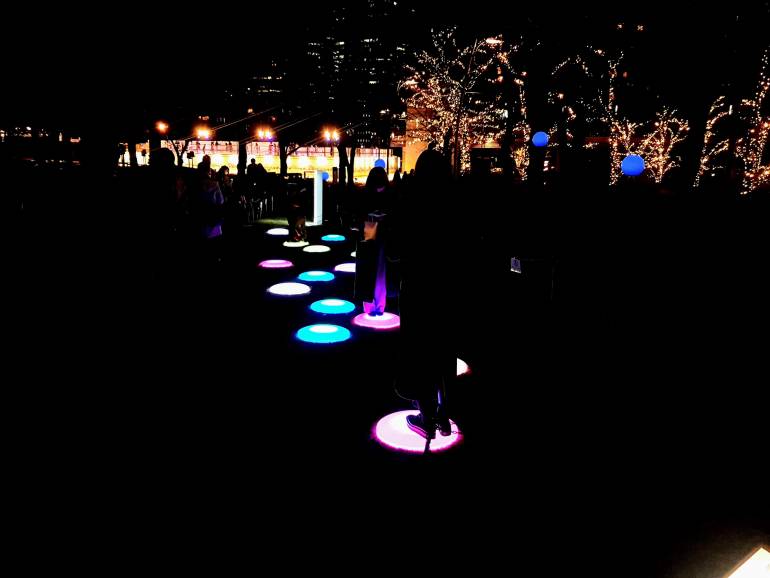 Interactive Lights at Tokyo Midtown