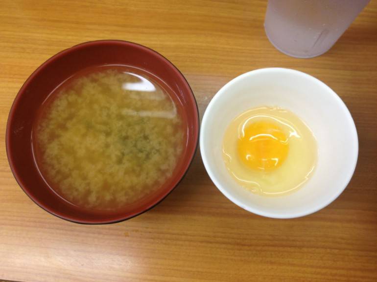 Miso Soup and Egg