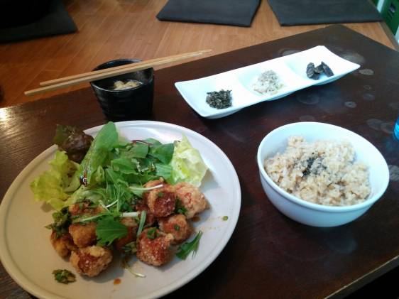 Vegan lunch at Nagi Shokudo