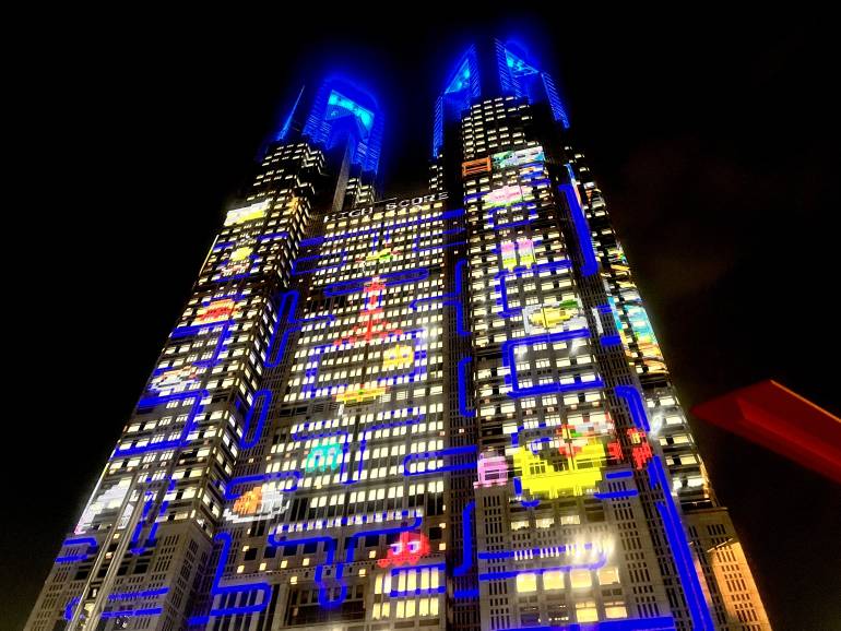 pacman tokyo night and light tocho