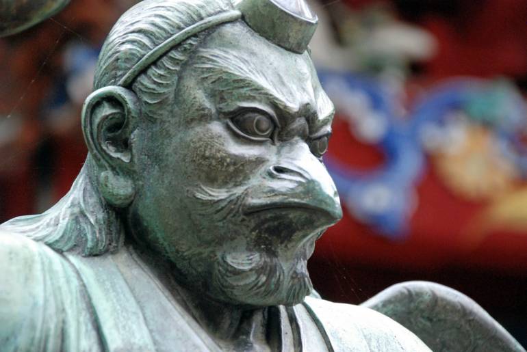 Bird-style tengu at Takao.