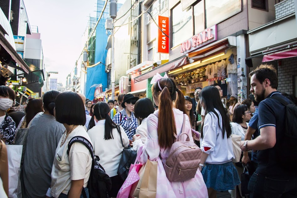 Drunk Japanese Street Girl