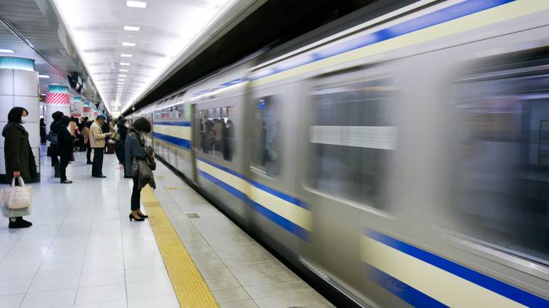 Tokyo trains.