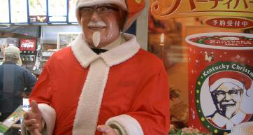 KFC Japan celebrating Christmas
