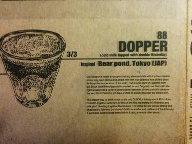 dopper inspired by bear pond espresso