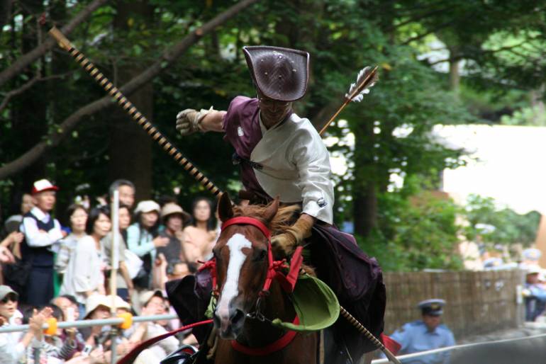 Horseback archery is an ancient tradition.