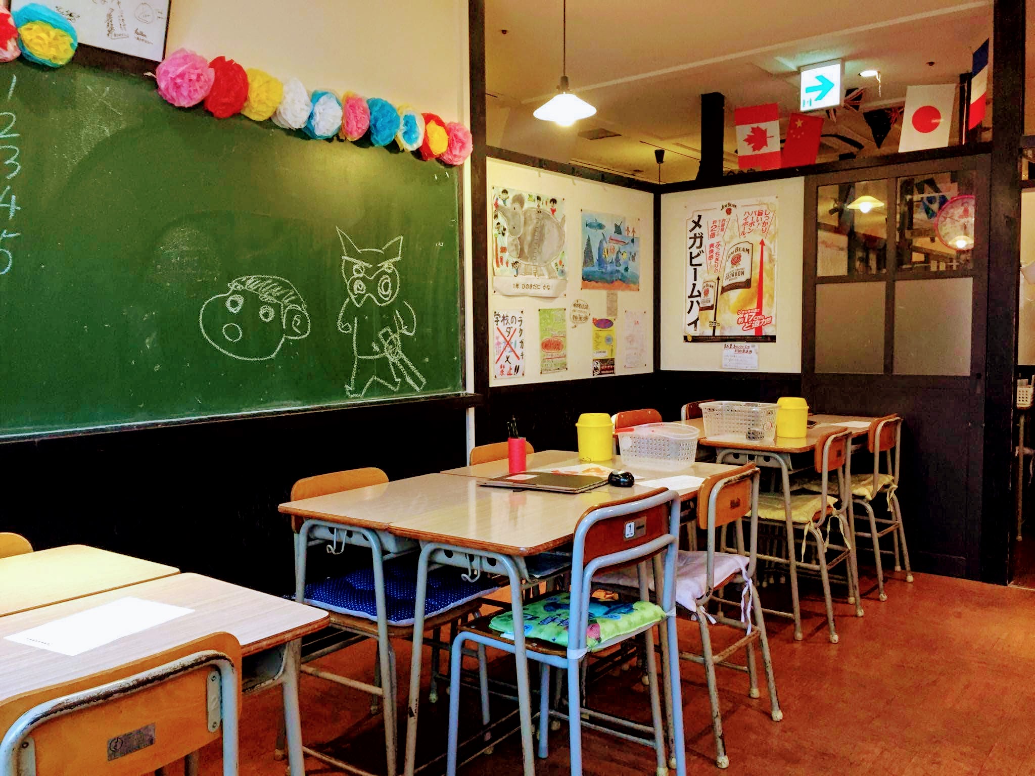 Rokunen Yonkumi Room school izakaya