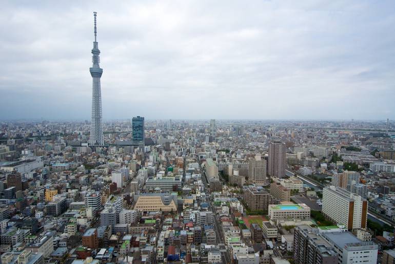 Tokyo Skytree and surrounds