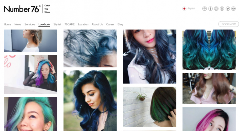 hair dyed in Tokyo