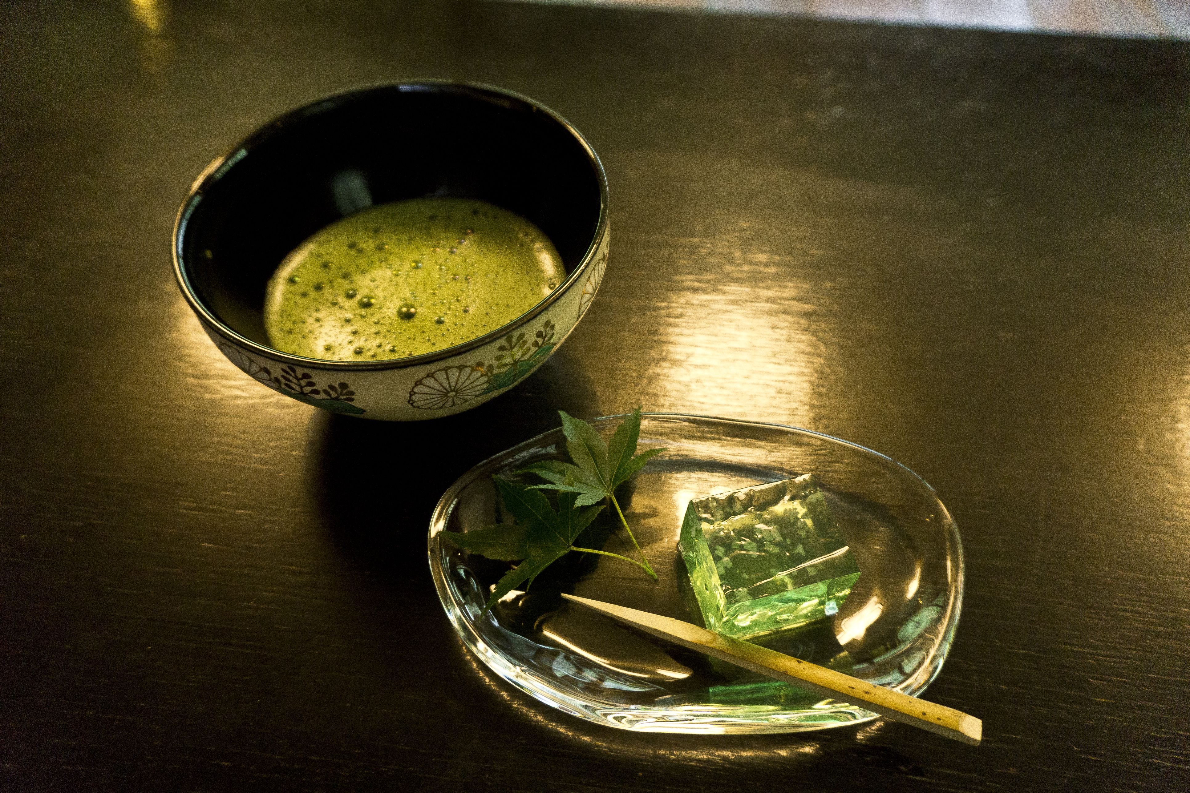 tea house, shinjuku gyoen, park, matcha