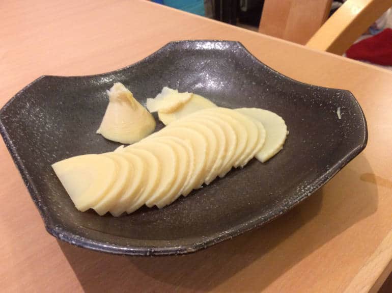Takenoko cooked
