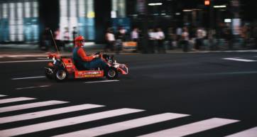 mario kart in tokyo