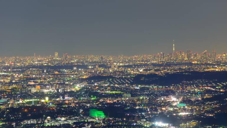 View of Tokyo from Mount Takao