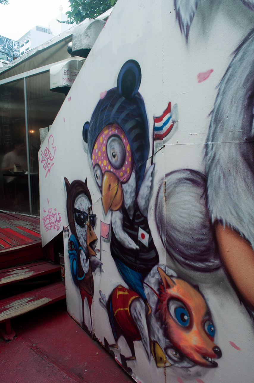 Art In Unexpected Places Harajuku Street Art Tokyo Cheapo