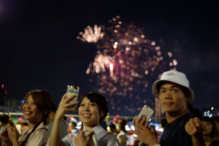Sumidagawa Fireworks View