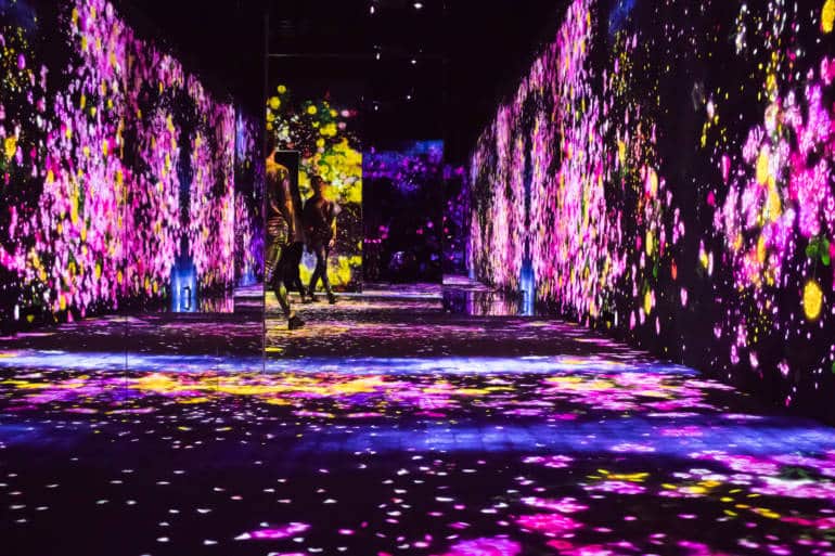 Mori building digital art museum - teamlab borderless