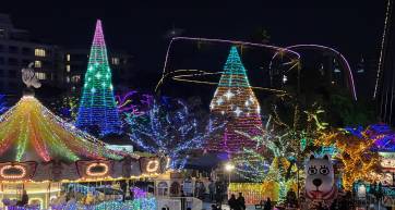 yomiuriland lights in november 2025 xmas tree