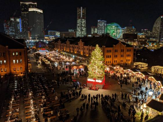 Christmas Market at Yokohama Red Brick Warehouse 2025