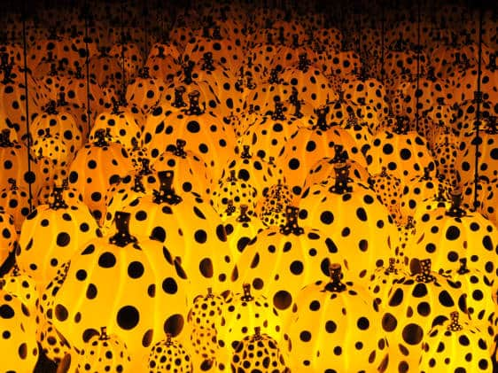 Yayaoi Kusama Museum pumpkins