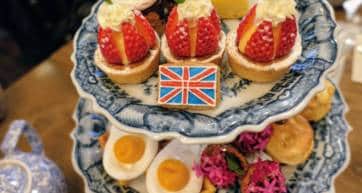 Afternoon Tea Captain Cooke's Flag