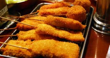 Kushikatsu skewers