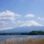 Mount Fuji view from lake