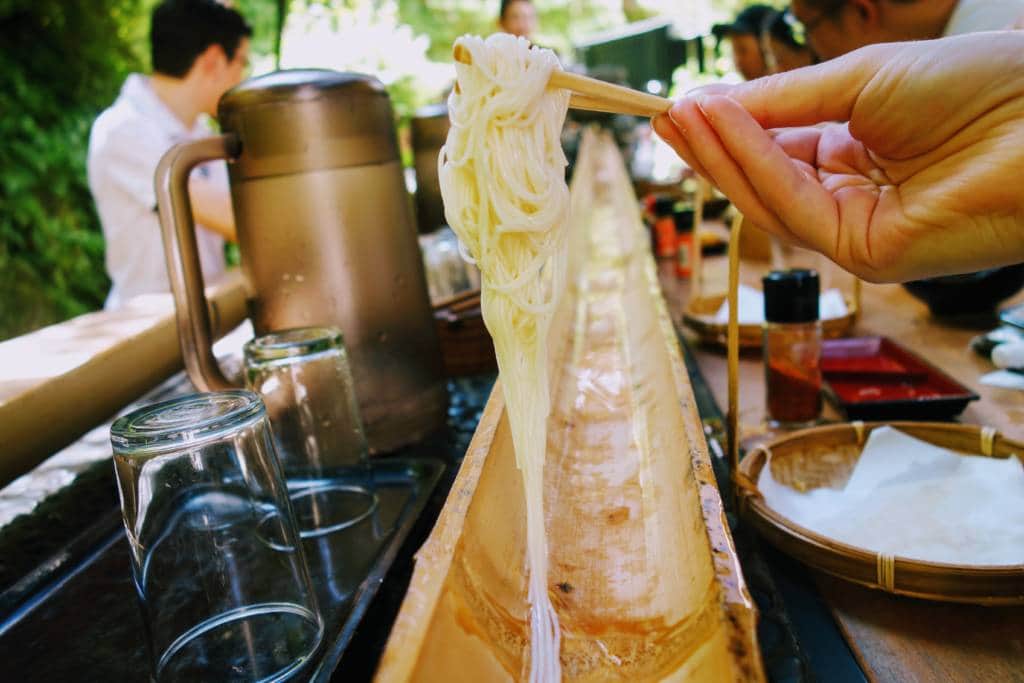 cold summer noodles in Tokyo