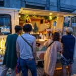 Tokyo Night Market Food Serving