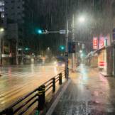 tokyo typhoon rain
