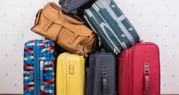 pile of luggage