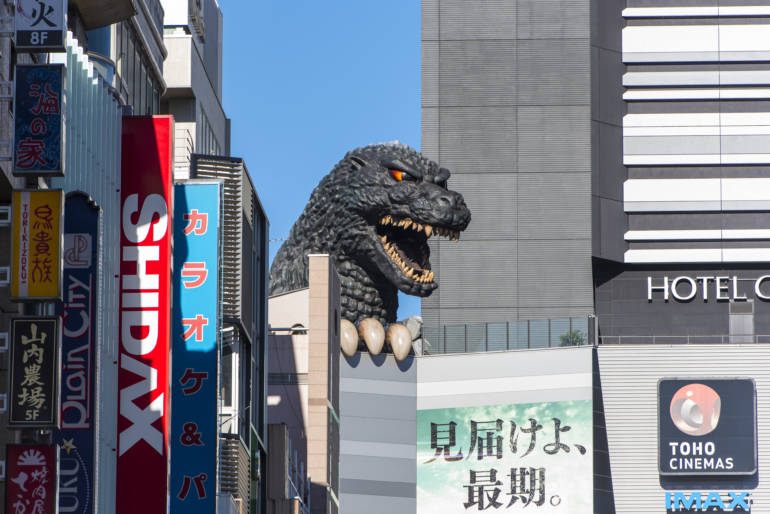 Tokyo Godzilla Statues Where To Find The King Of The Monsters Tokyo Cheapo