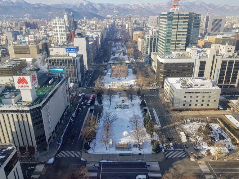Odori Park in Hokkaido