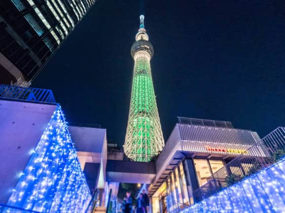 skytree christmas lights