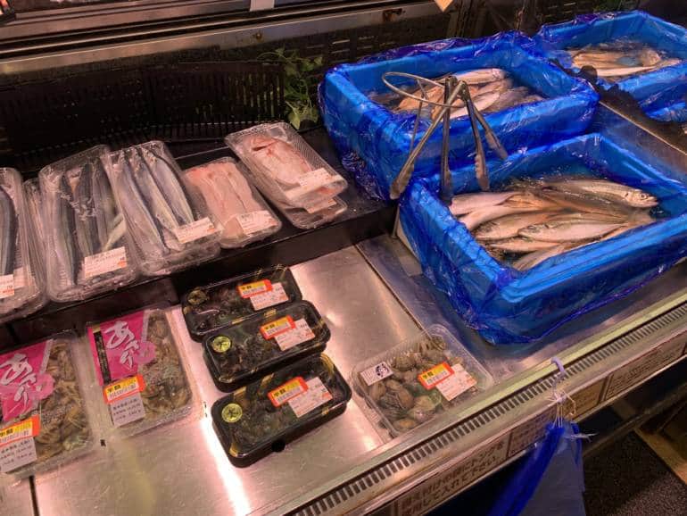 fish Grocery Shopping in Japan