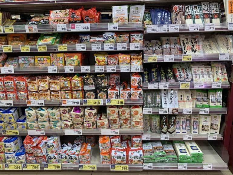 noodles groceries food japan