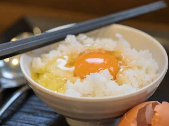 egg on rice