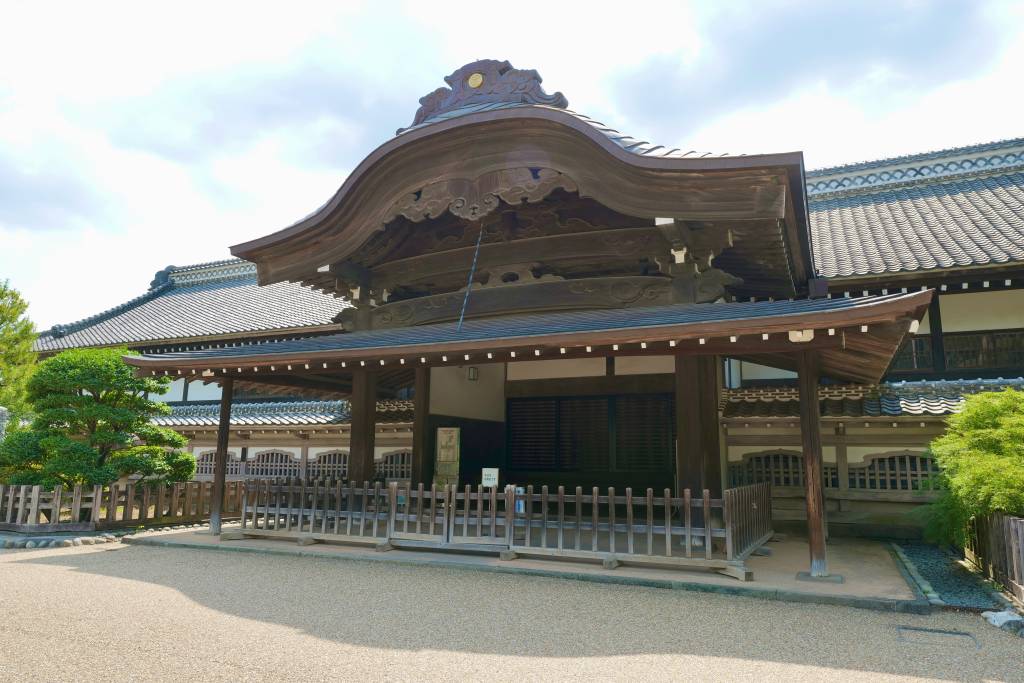 Close up of Honmaru Goten (Kawagoe Castle)