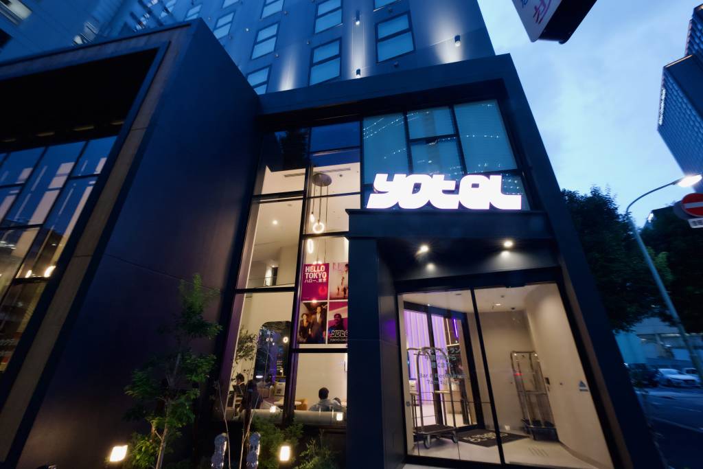 Exterior of Yotel hotel, Ginza