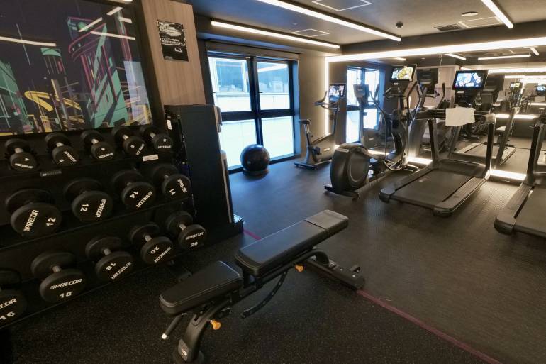 Gym at YOTEL