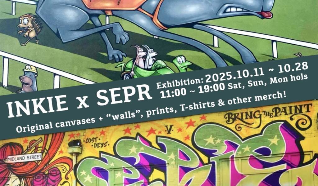 INKIE x SEPR: U.K. Art Legends' Japan Collaboration