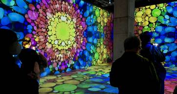 Digital art experience at the NAKED meets Gaudi exhibition in Tokyo 2026