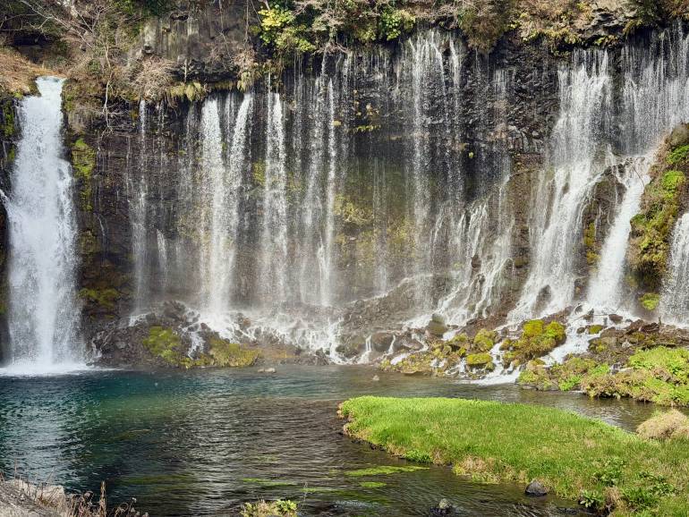 Close Up of Shiraito Falls