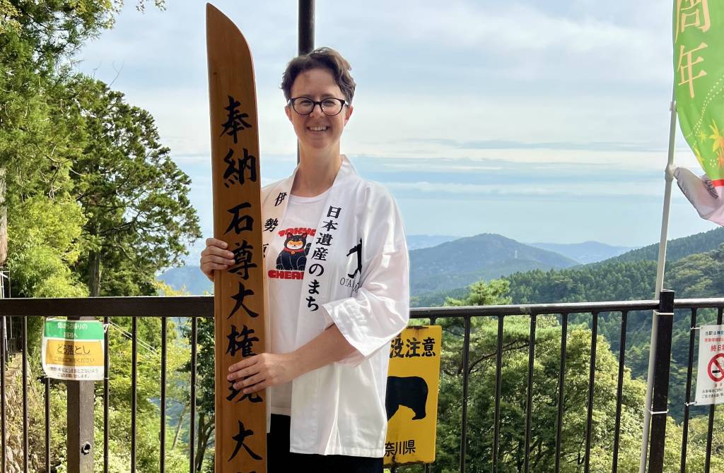 Carey on Mount Oyama