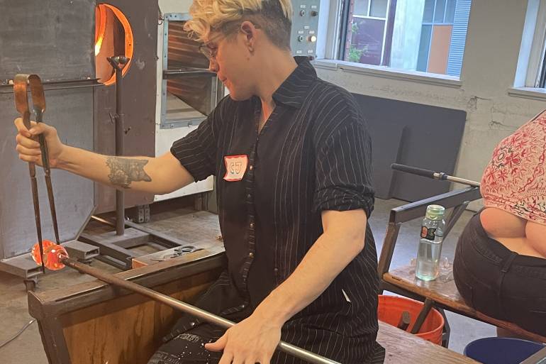 glassblowing cj hostetter