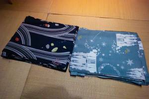 Little Mermaid and Cinderella-themed kimono. 