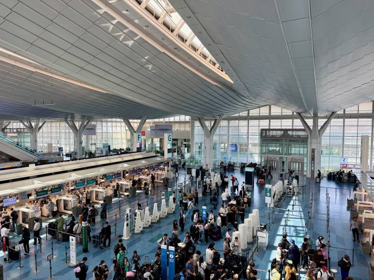T3 Departures Floor at Haneda Airport