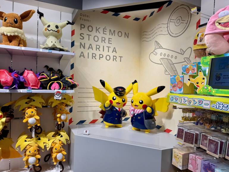 Pilot Pikachus at Narita Airport