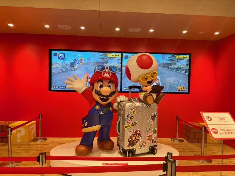 Nintendo Check-in at Narita Airport