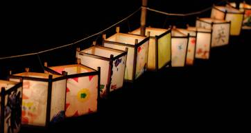 paper lanterns